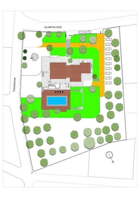 Villa Kalamos / Sea View And Pool Nearby Athens Bagian luar foto