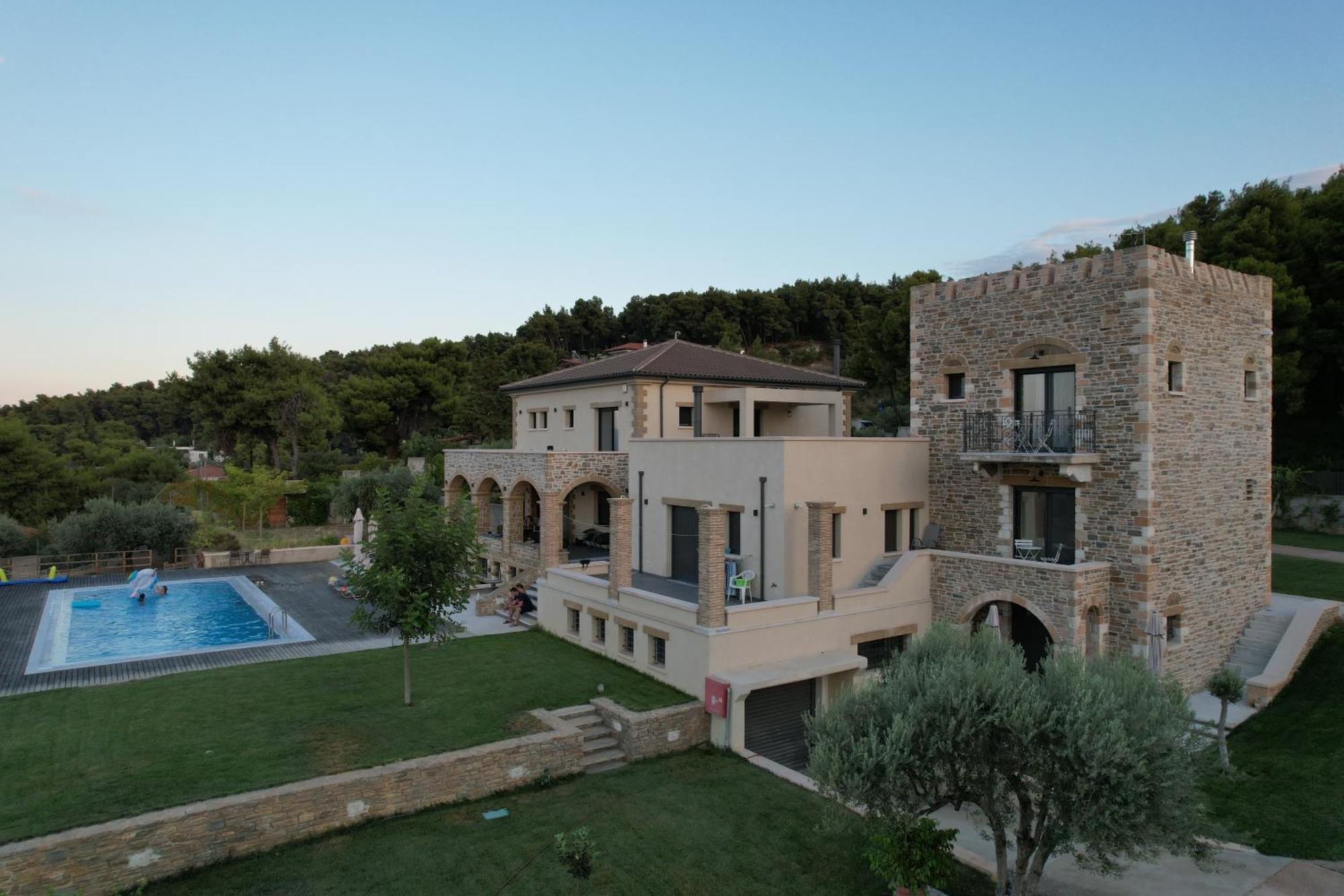 Villa Kalamos / Sea View And Pool Nearby Athens Bagian luar foto